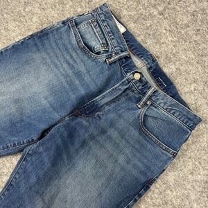 GAP Men Straight Fit Jeans Dark‎ Wash Stretch Gapflex Size 31x32